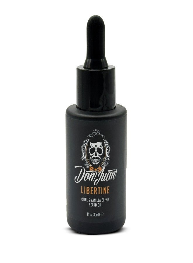 Don Juan Libertine Beard Oil And Conditioner - 100% Organic - Unique Blend Of Natural Oils Jojoba, Argan, Vitamin E, And More - Citrus Vanilla - Naturally Scented 1oz - Image 1